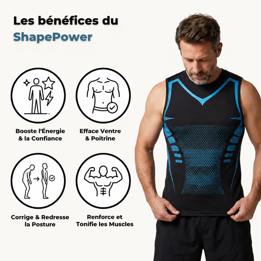 ShapePower™ Plus besoin de rentrer le ventre. Il reste plat tout seul.